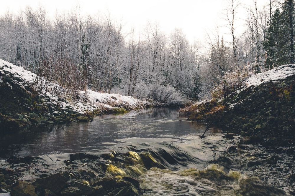 Снежная осень