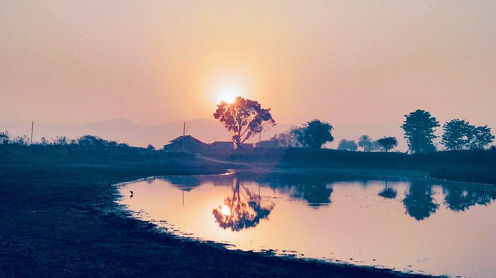 At morning