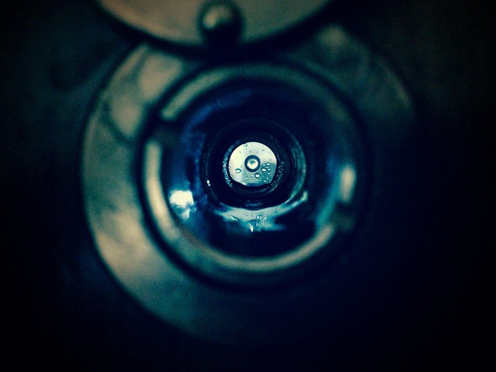 Peephole and rain