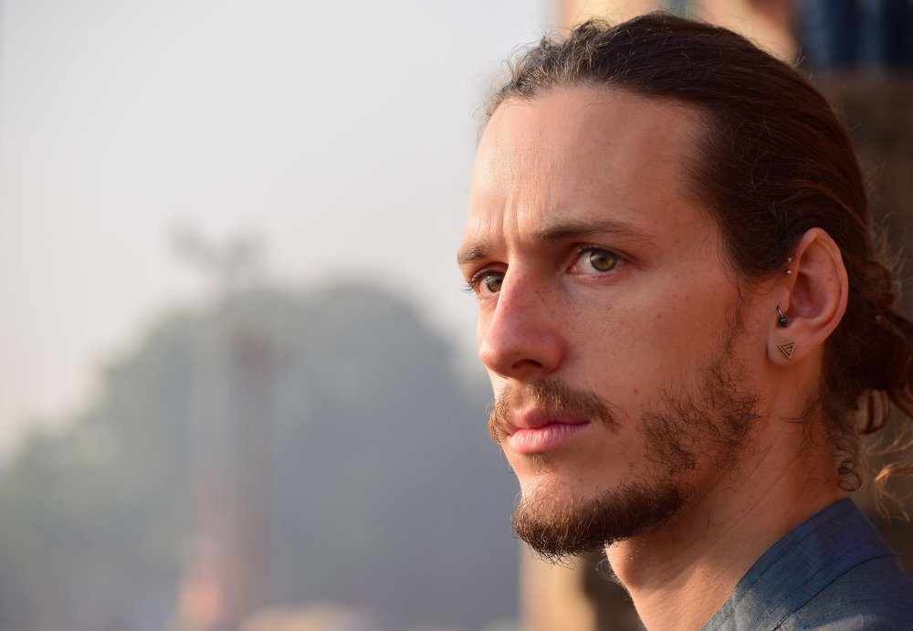 cool guy with hot eye