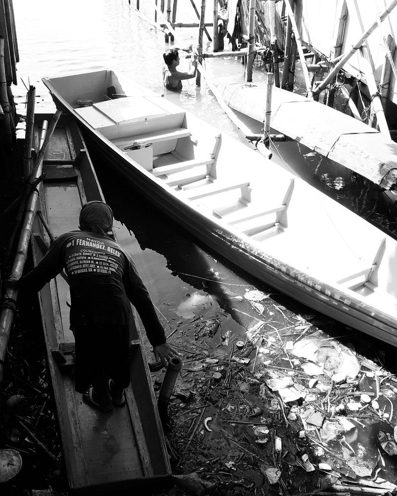 Trashes from the Rivers
