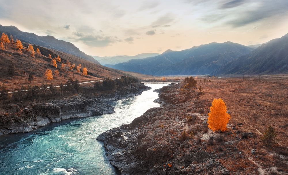 Осень на Ороктойском мосту