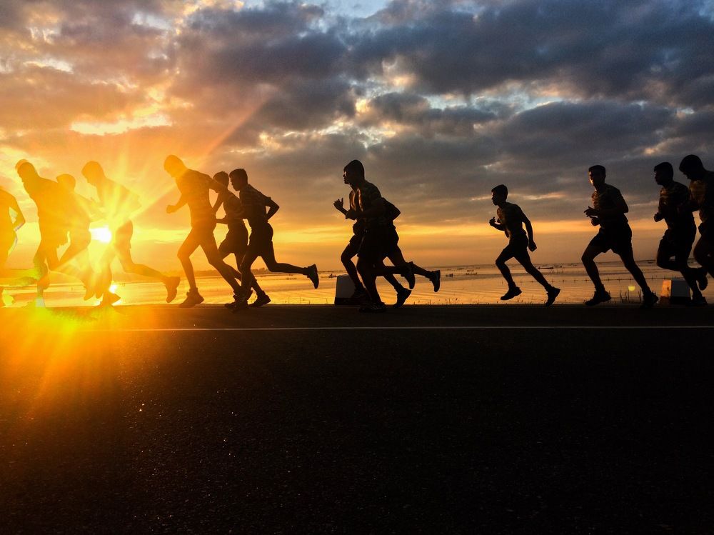 Running away from the darkness