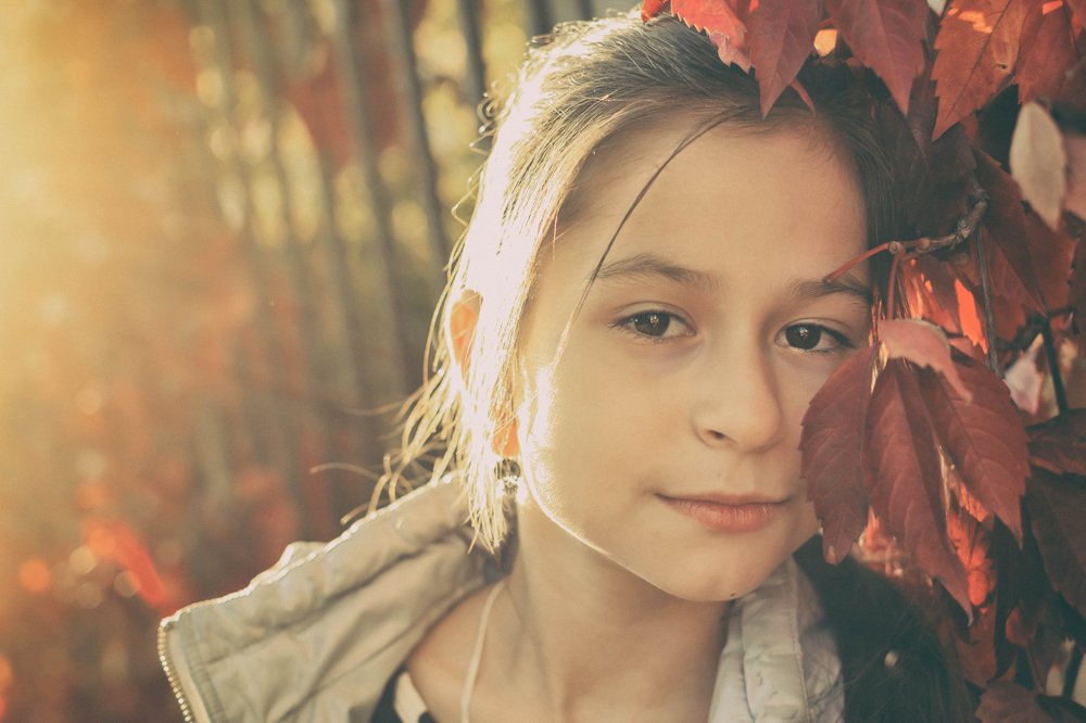 Осень. Улица. Портрет