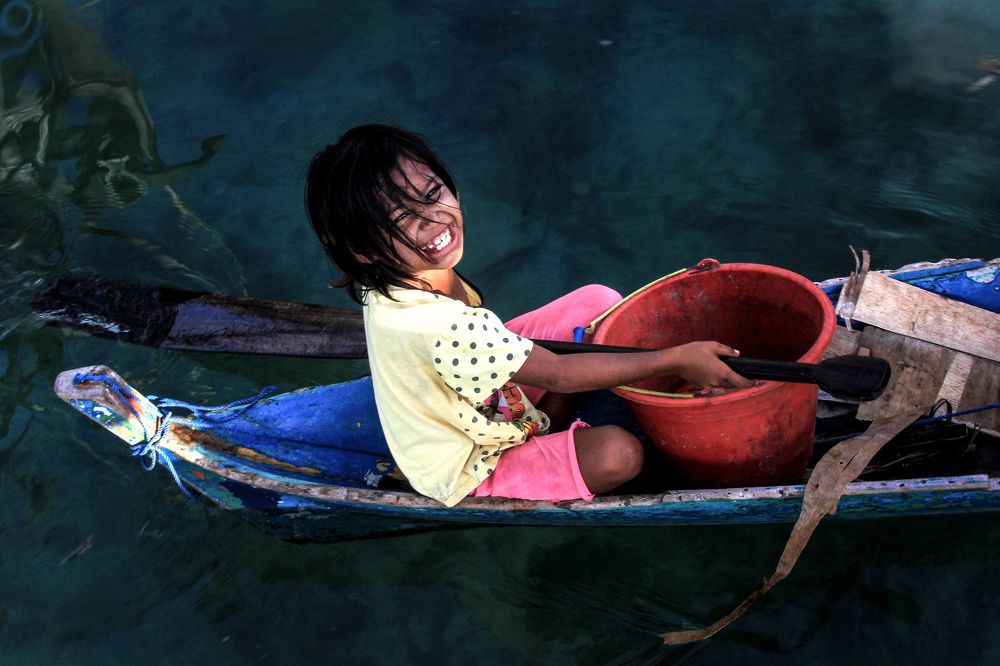 Smile bajau child