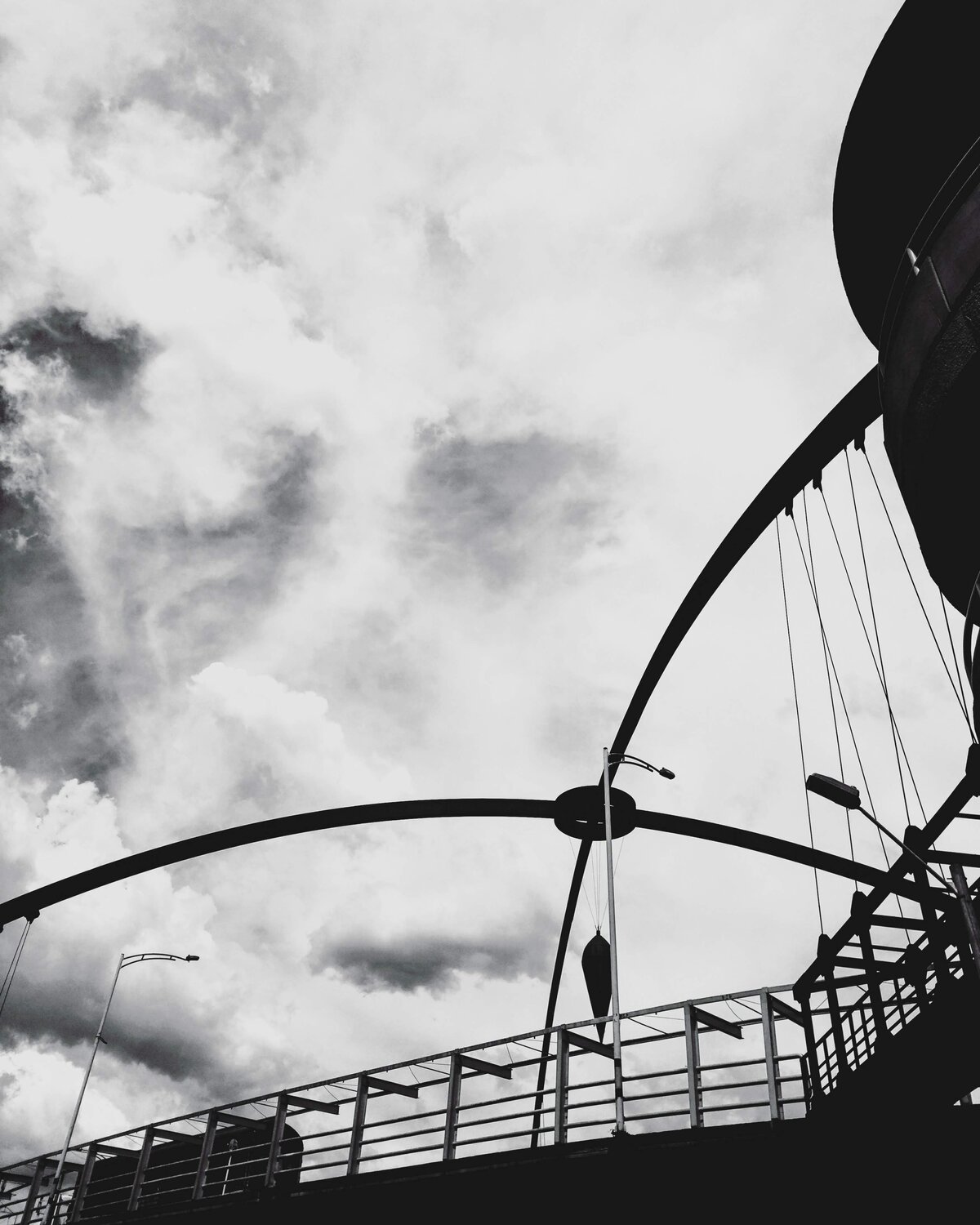 arch lines in white