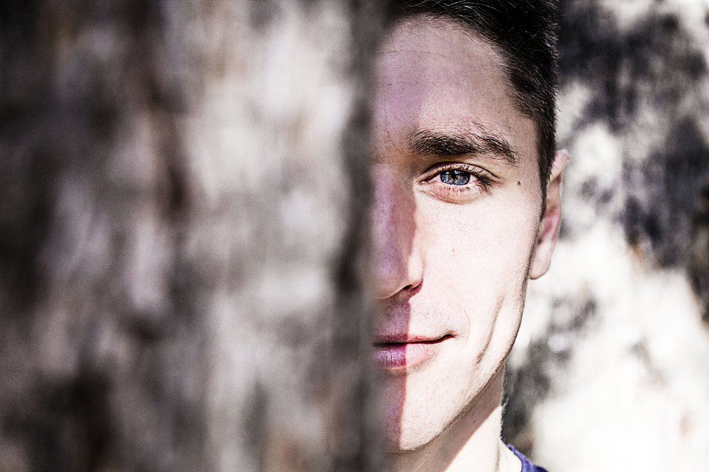 Man, half-portrait