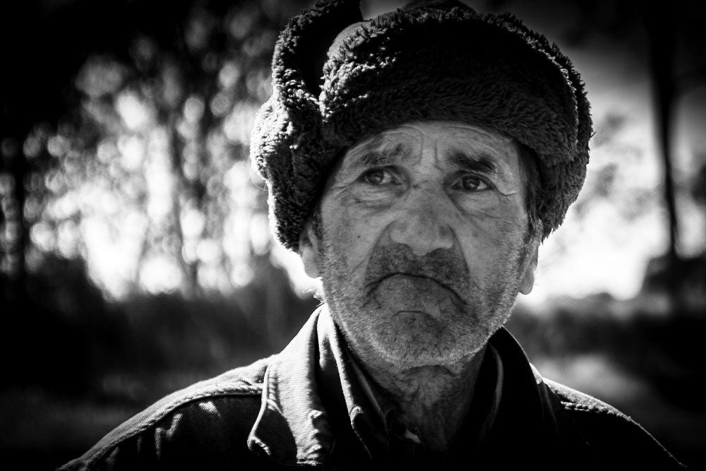 With tears in eyes...