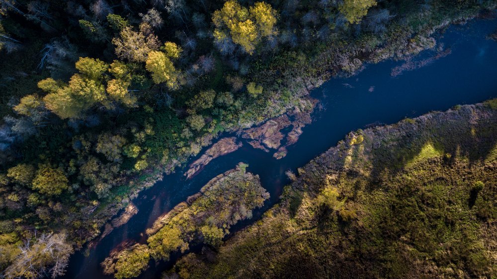 Очарование осени на малой реке
