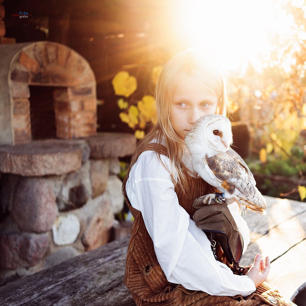 Girl & Owl