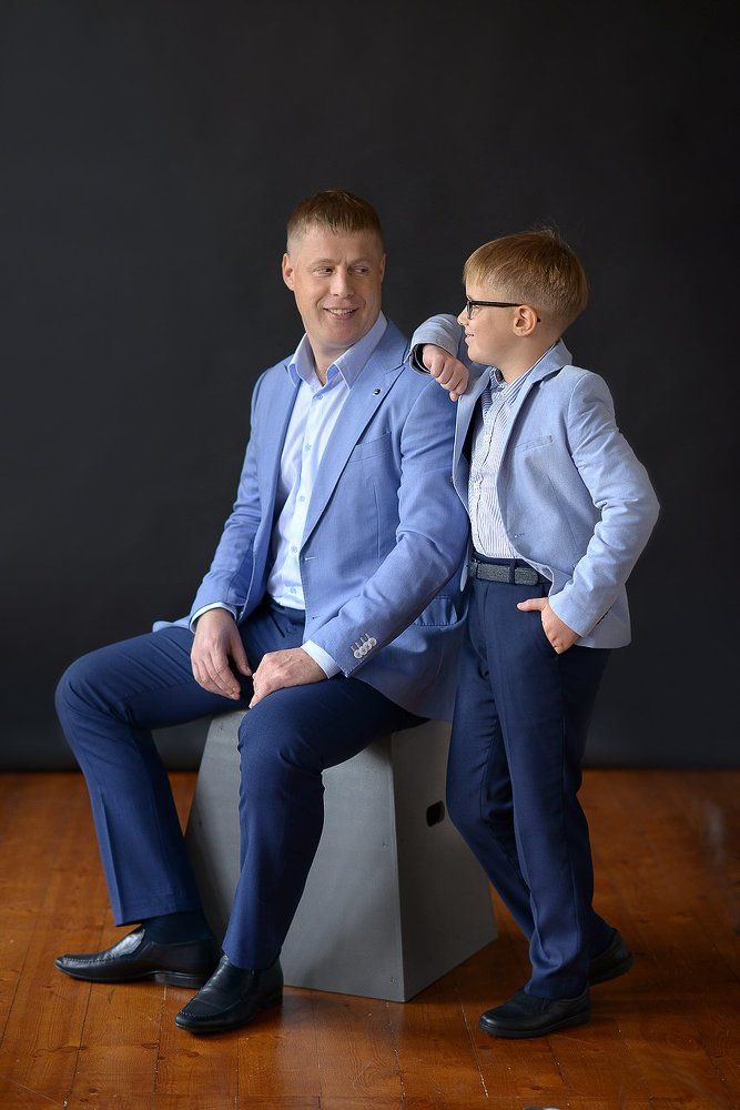 Папа и сын