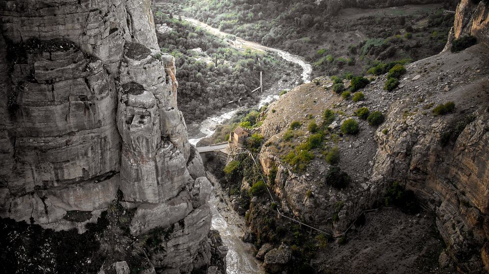 Aerial survey of the ancient rock city