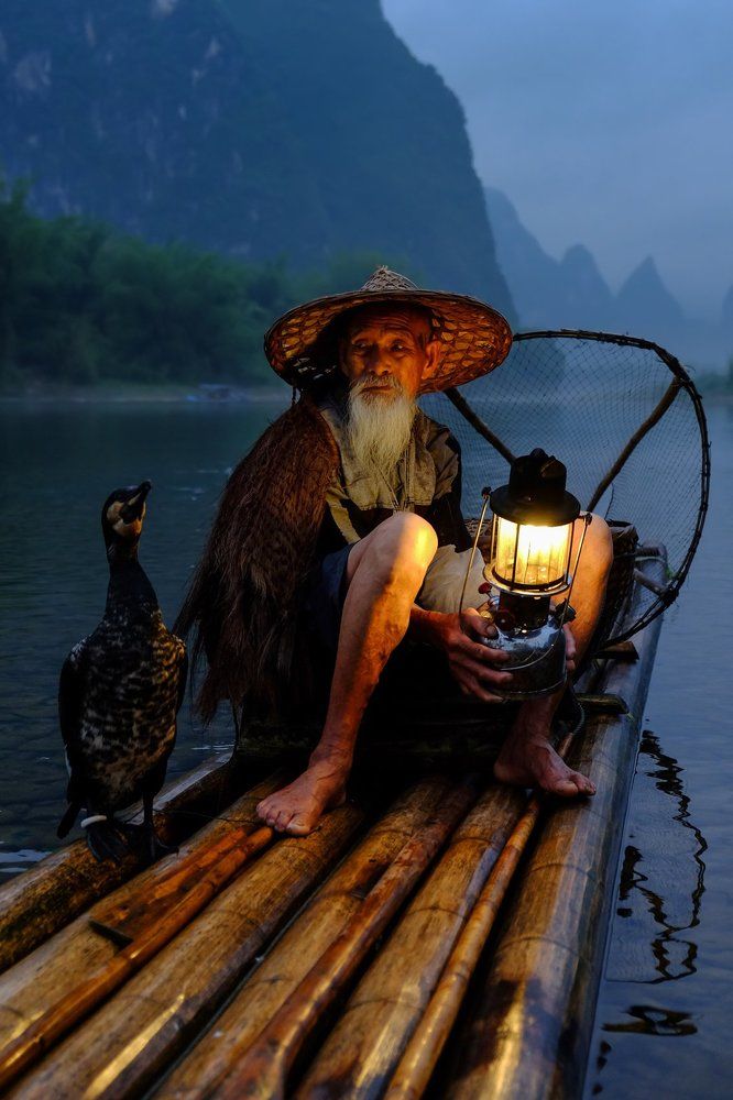 Portrait of a fisherman