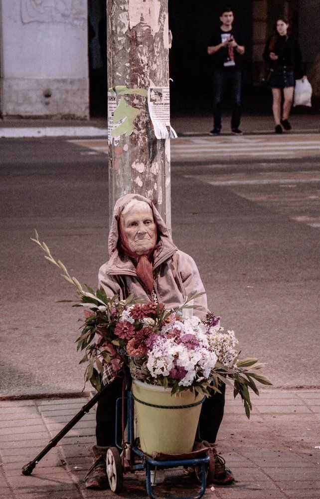 Покупайте у бабушек цветы  дарите их,  тем, чей красотой вы восхищены