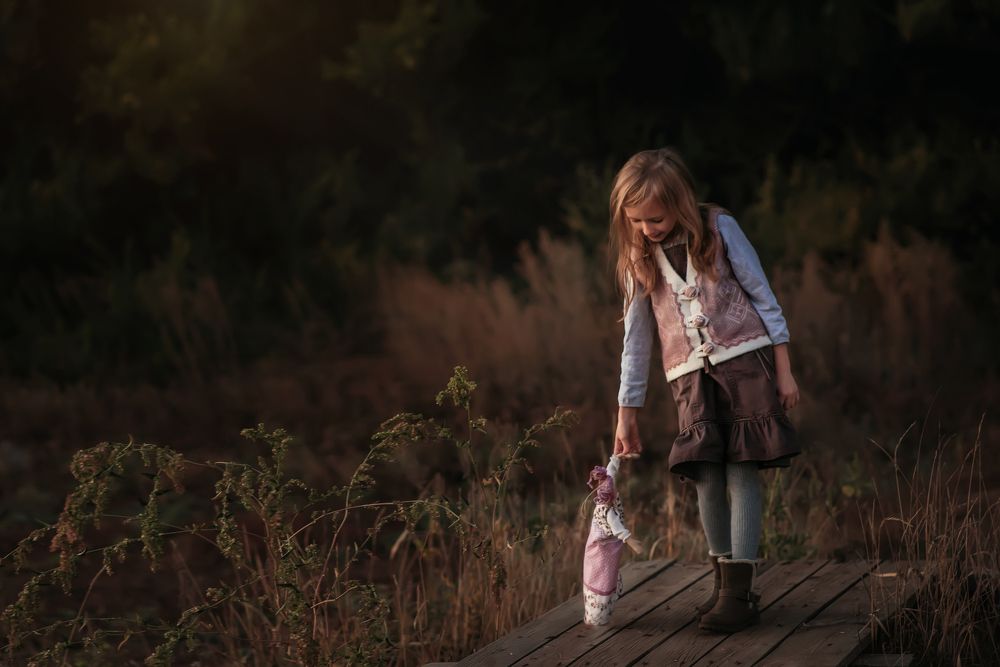 Пуховые традиции с детскими лицами