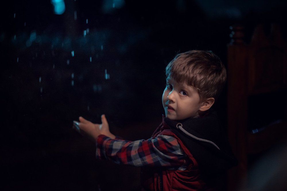 Капли дождя