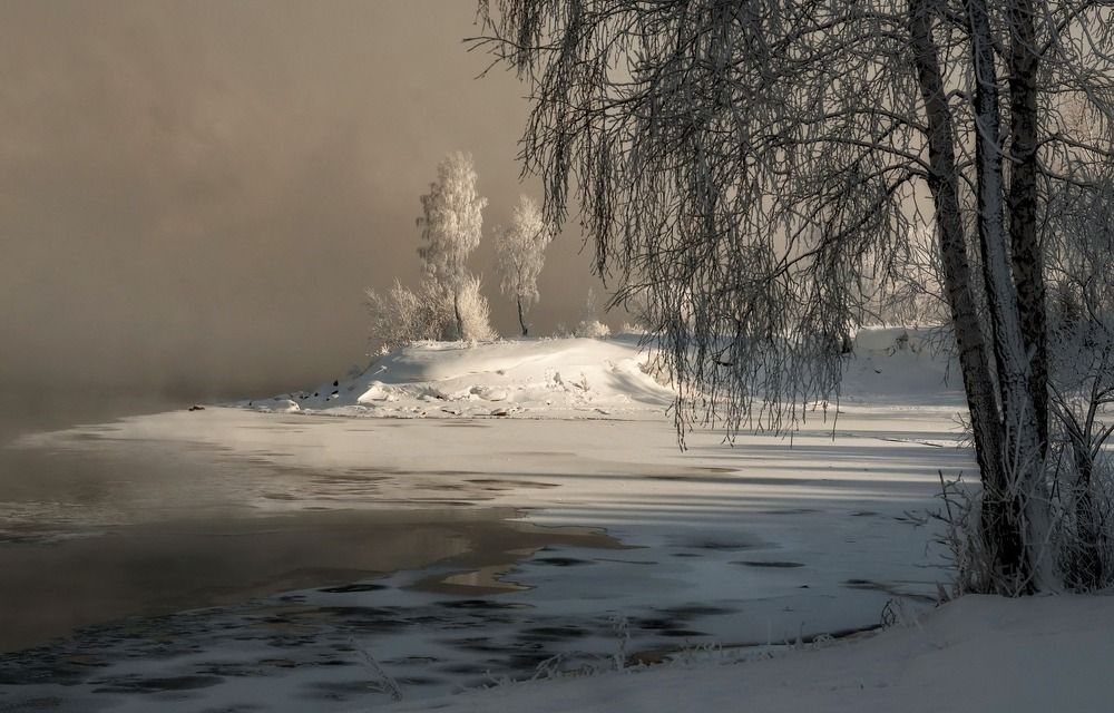 Морозное утро января.