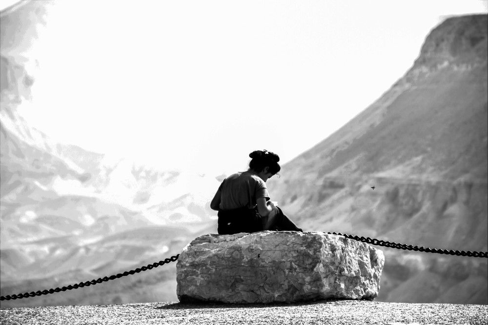 at the top of the word with chained