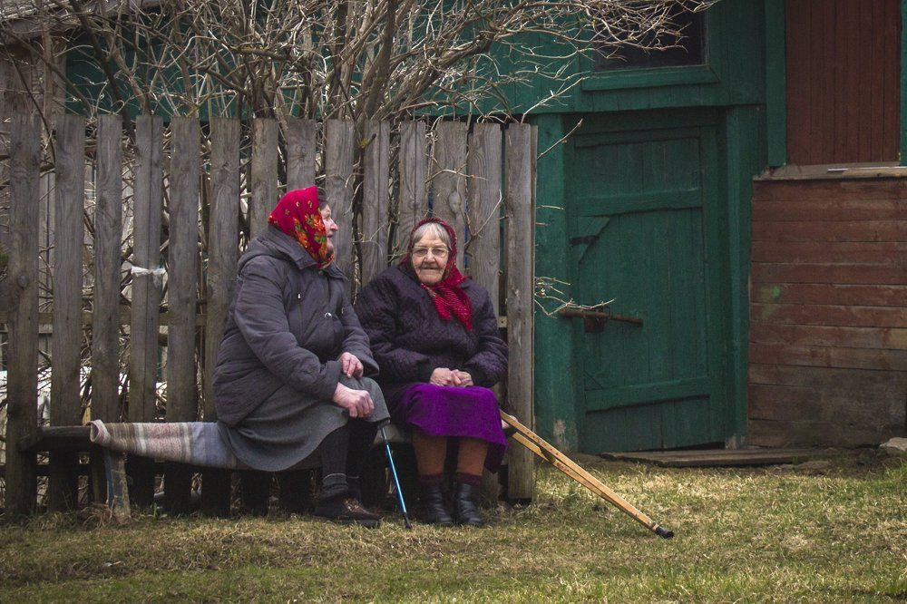 На закате...