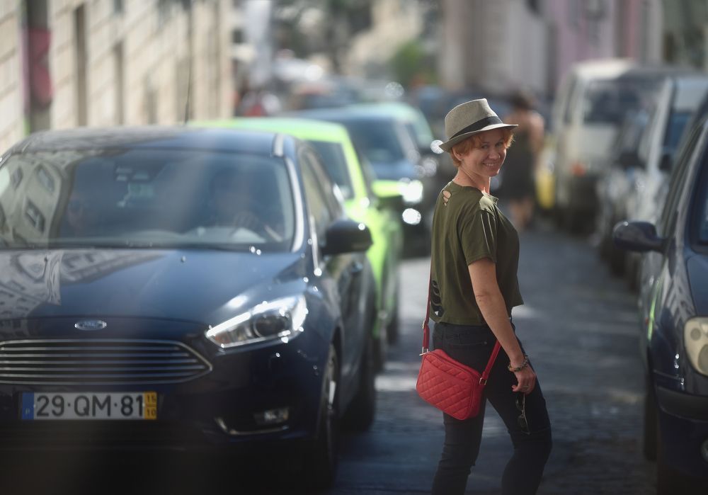 девушка в городе