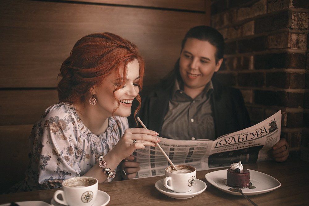 Две чашечки латте