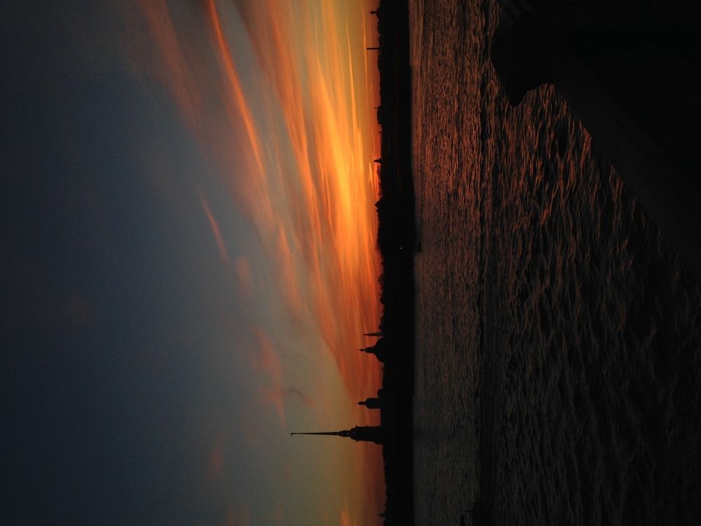 Sunset in Petersburg