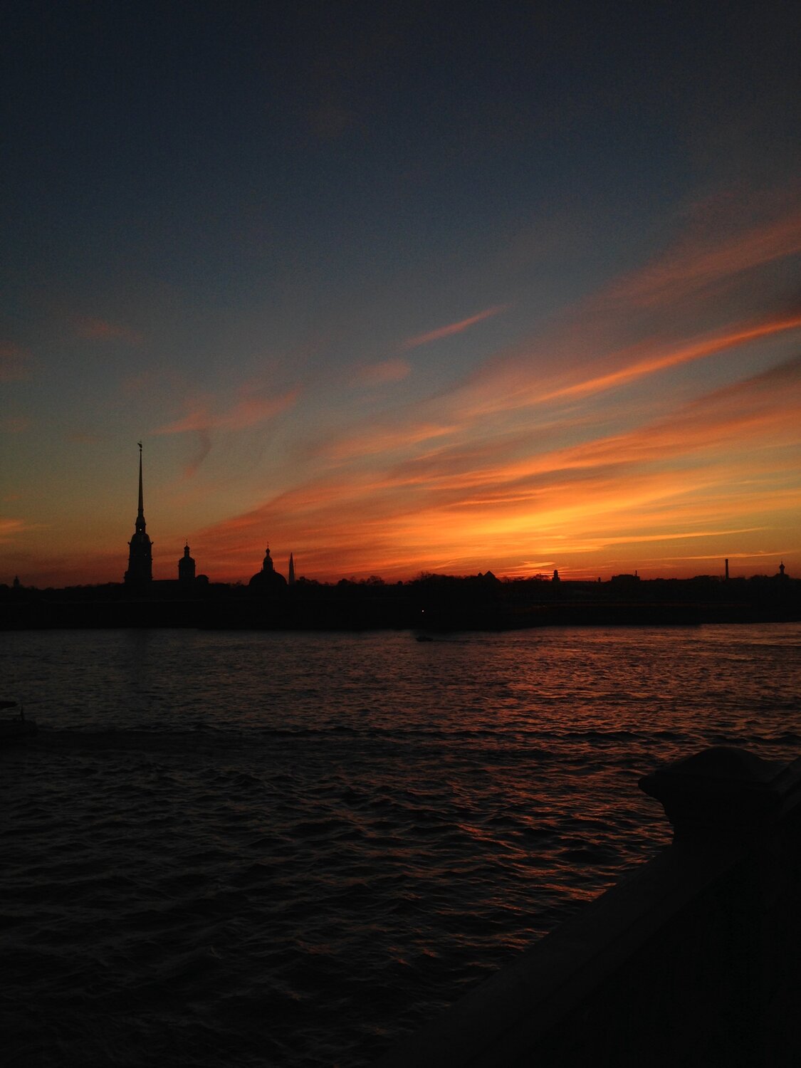 Sunset in Petersburg