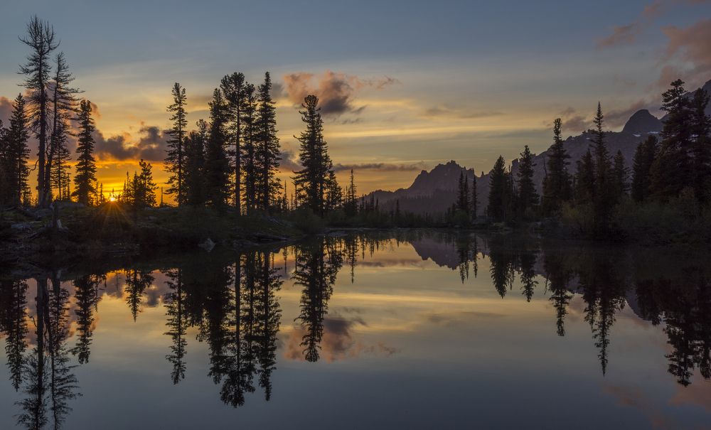 Вечер на Лазурном озере