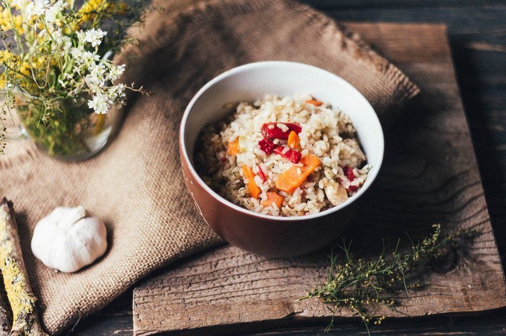 Плов с овощами