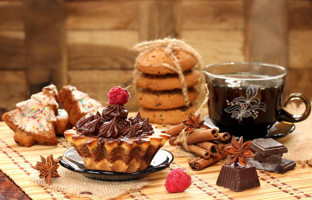 Чай с печеньем