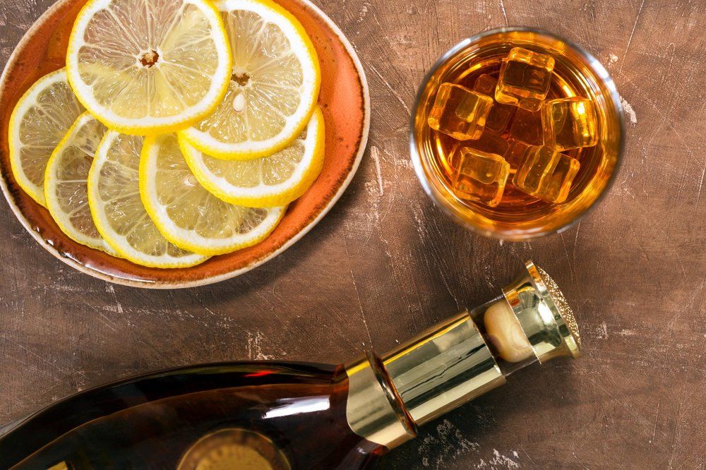 Коньяк и лимон