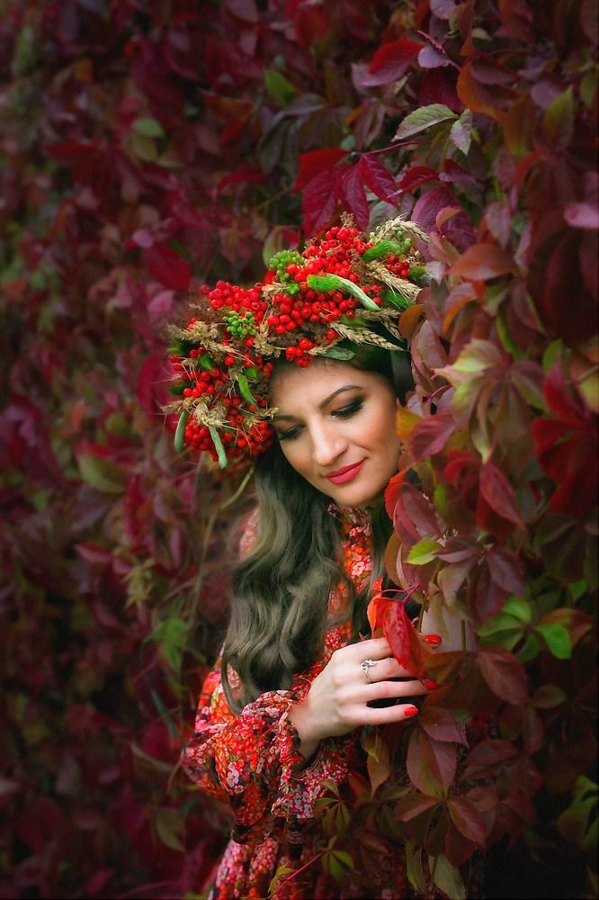 Женщина- осень