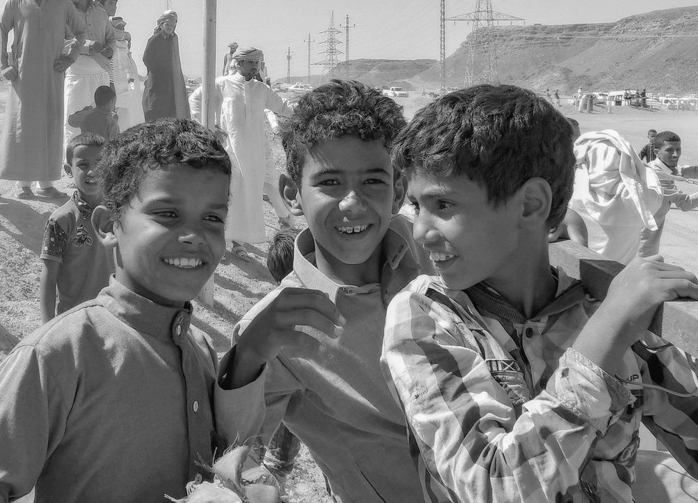 Junior bedouin smiles