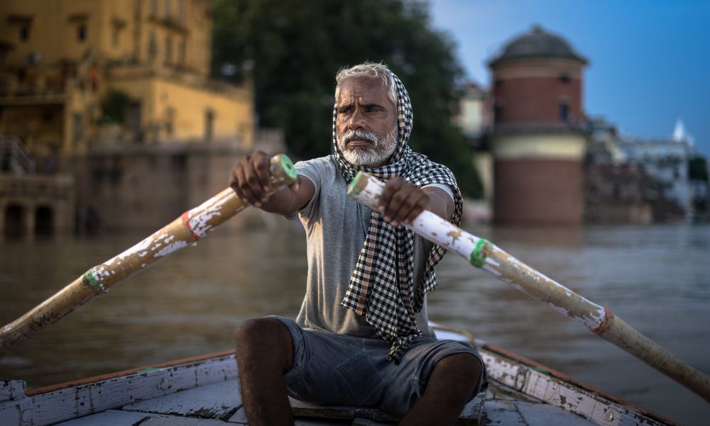 Boat ride on the Gange