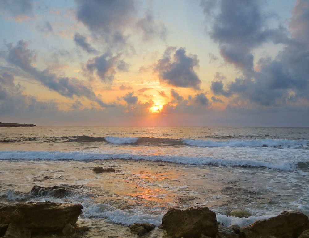 Акварельный закат