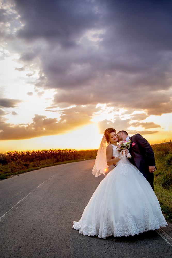 Wedding sunset