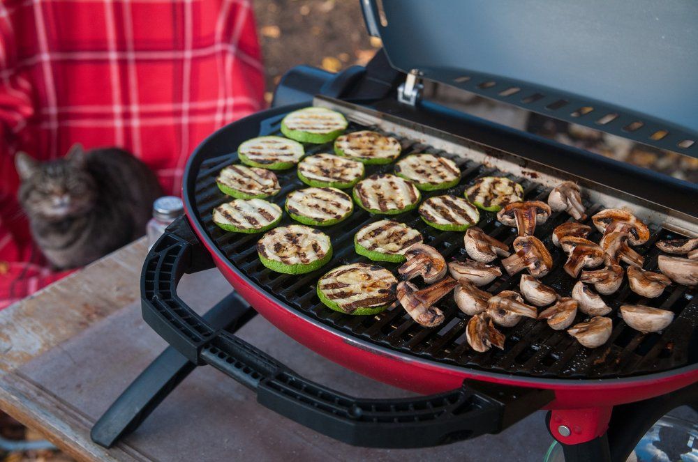 Цукини, грибы и кот / Zucchini, mushrooms and cat