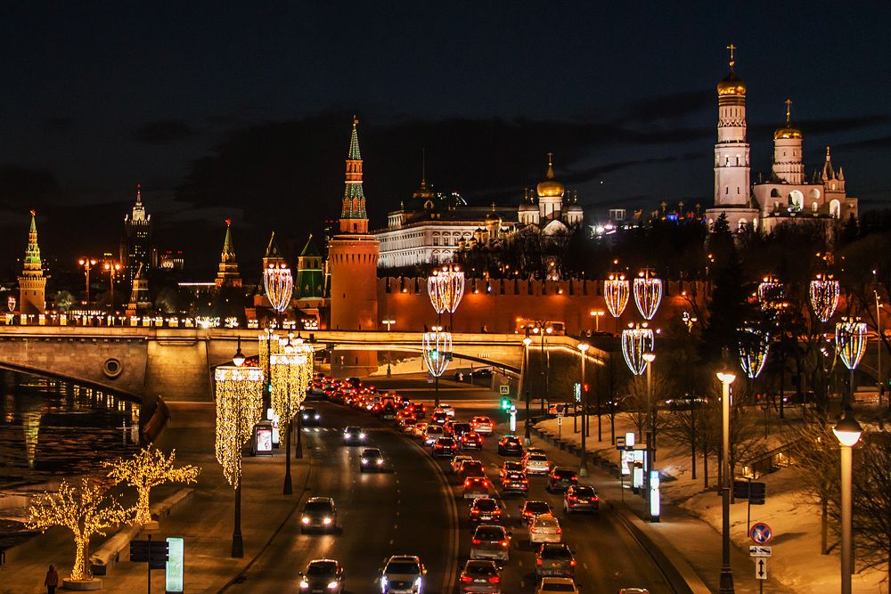 Ночная Москва