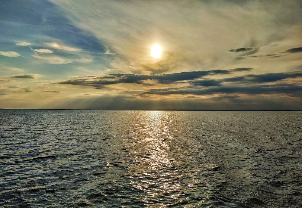 Волга. Закат