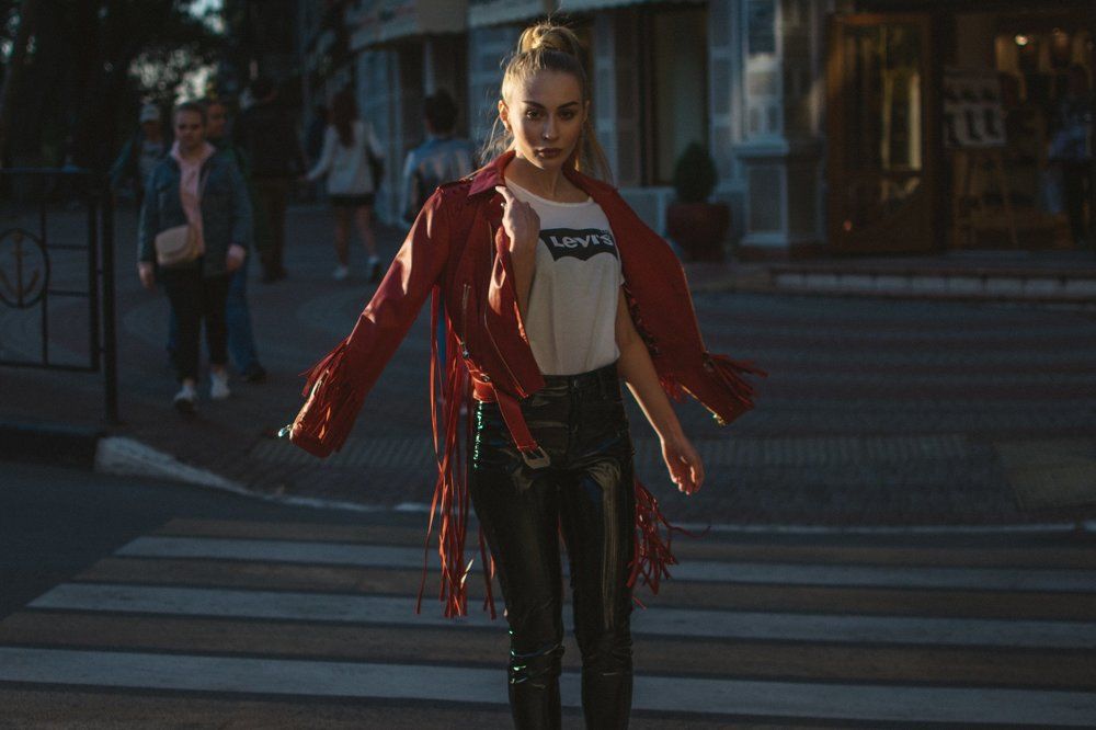 IN RED