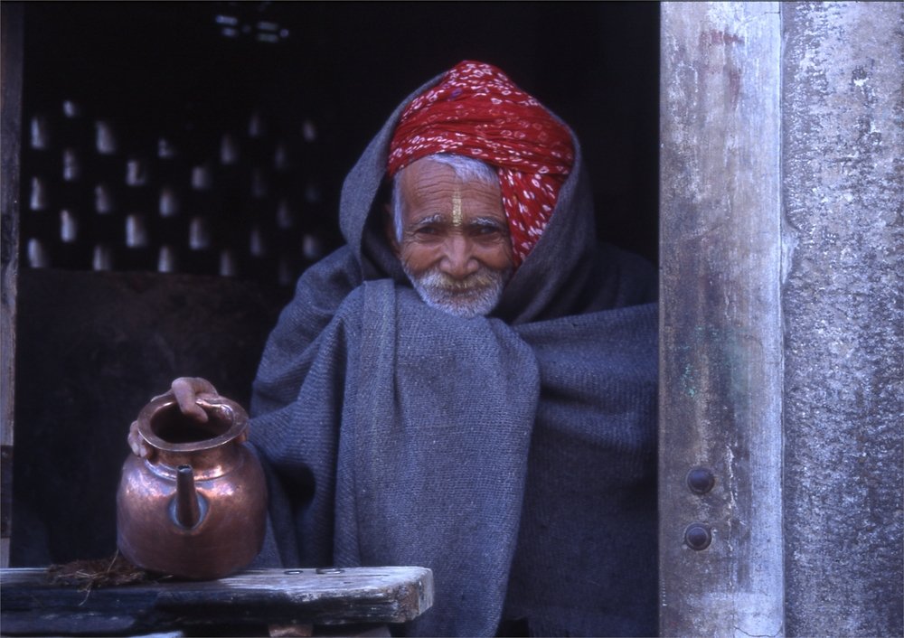 an old indian man