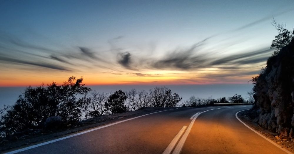 The magic road in Montenegro...