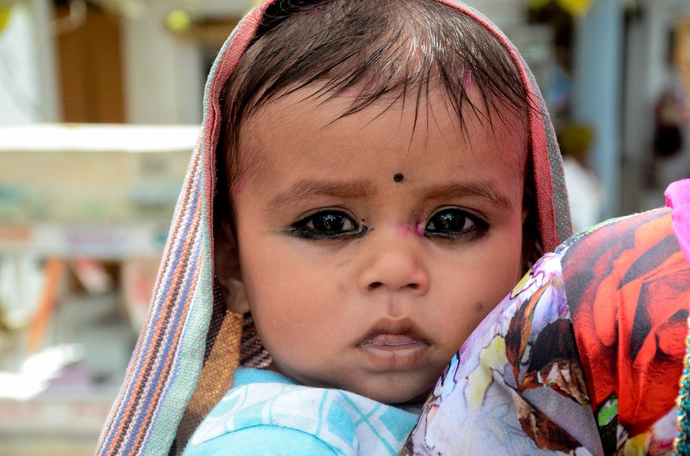 The innocence in a child's look