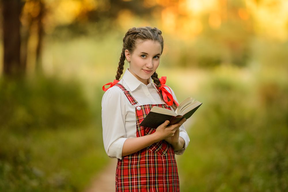 Школьница