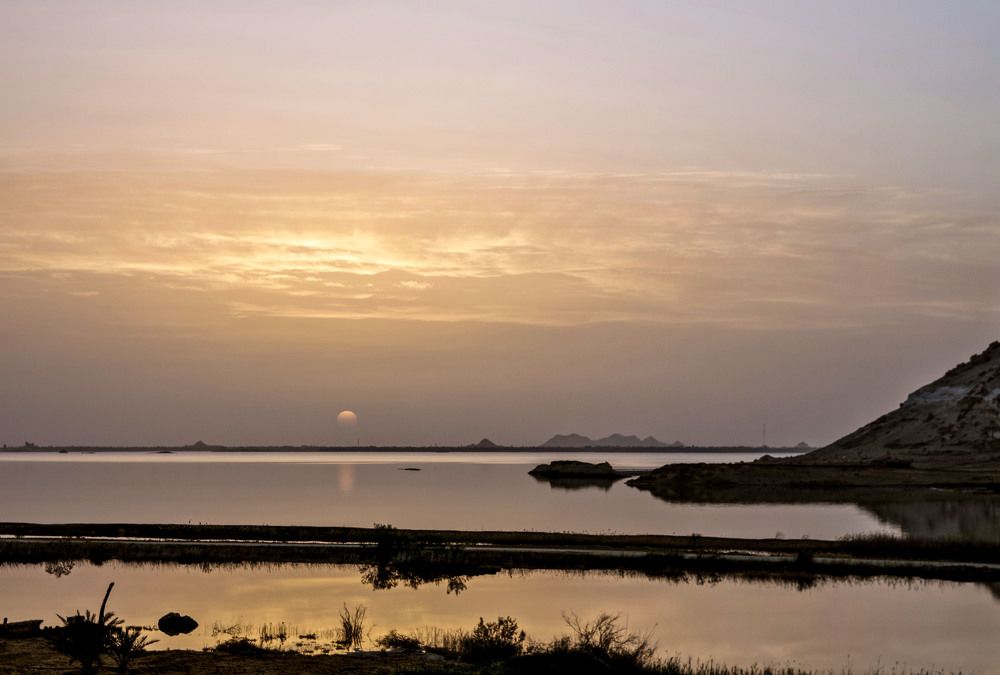 Sunrise and the Rock