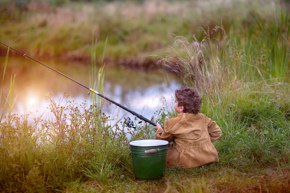 На рыбалке