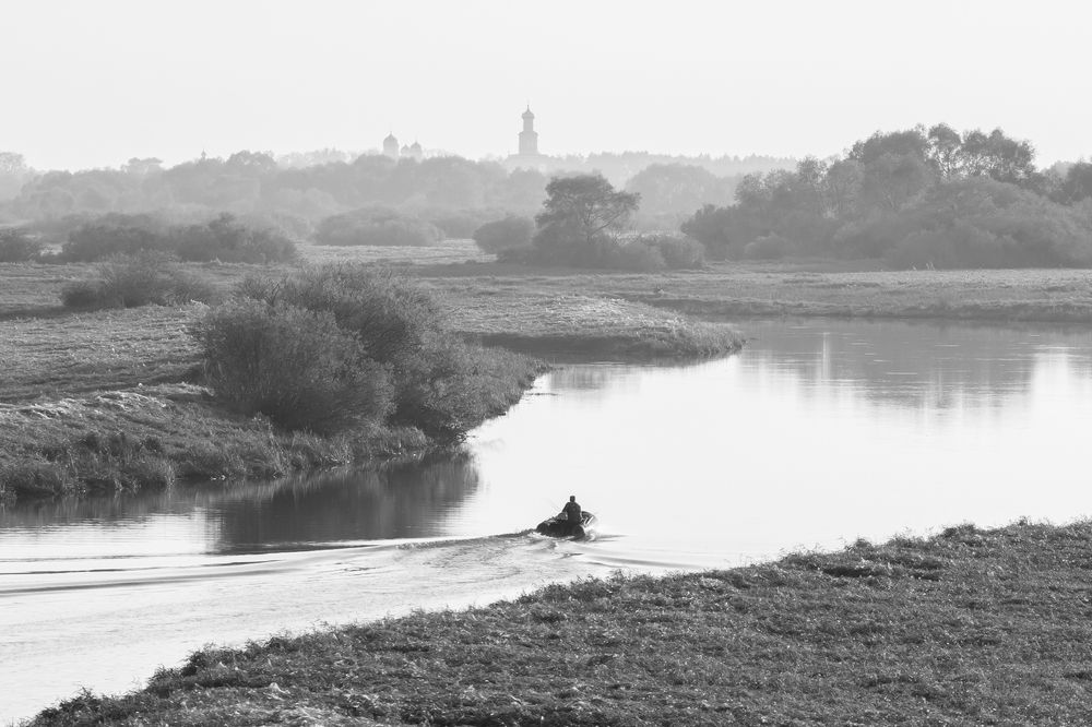 Новгородские храмы в пейзаже