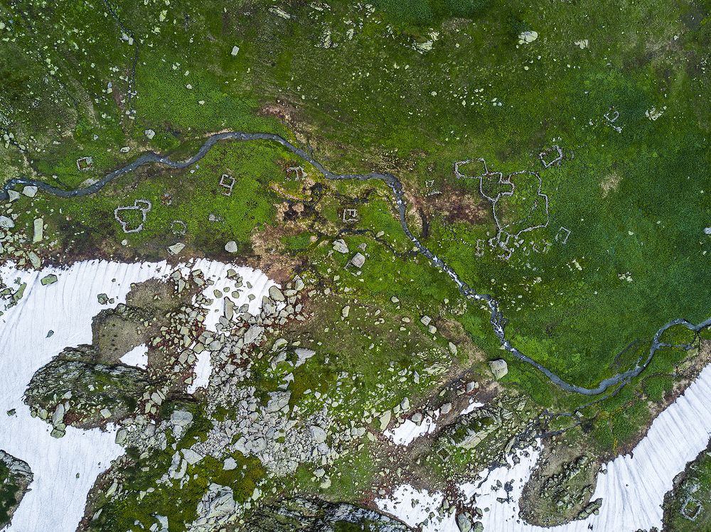 To the ancient human sites