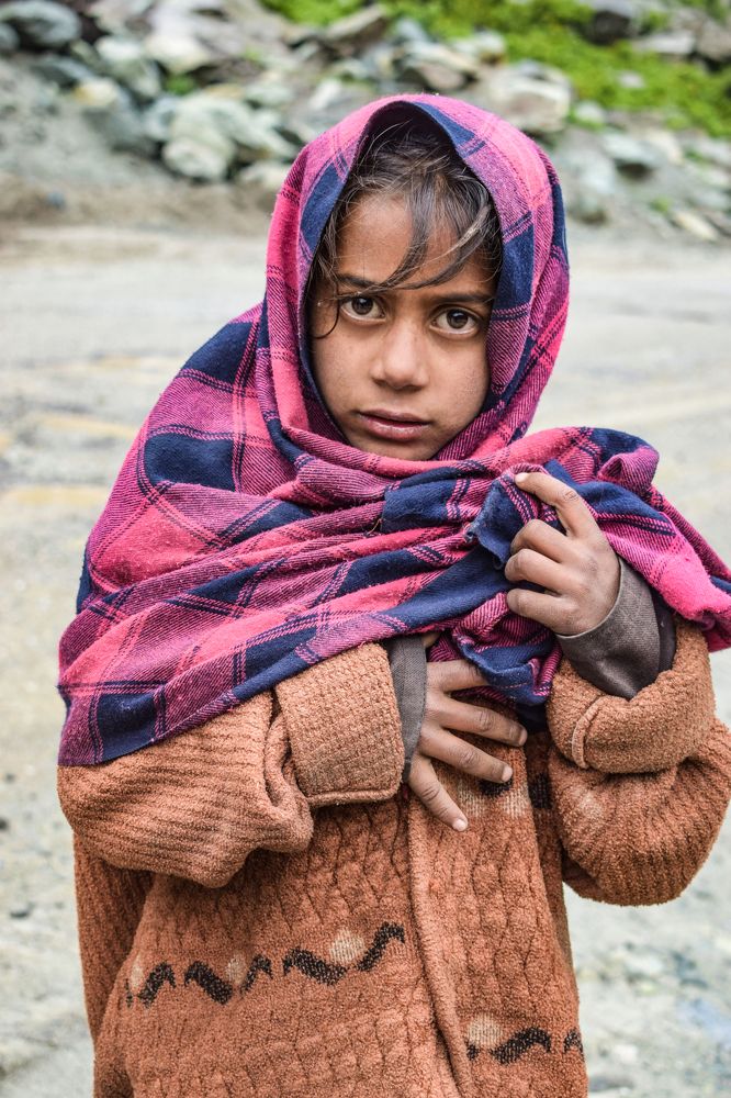 A girl from Jammu Kashmir, India