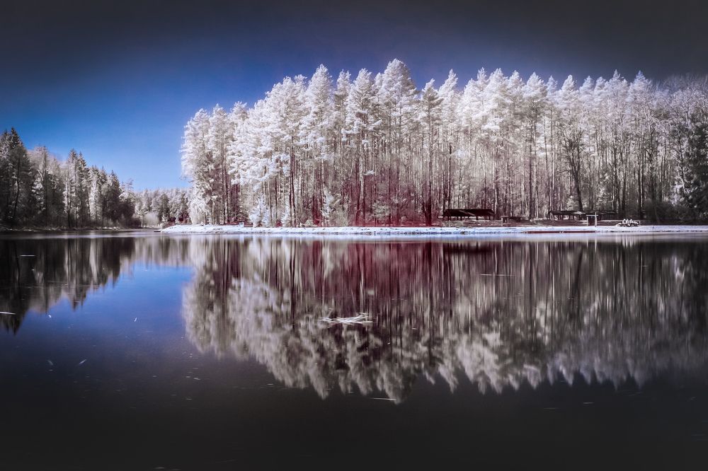 В инфракрасном спектре